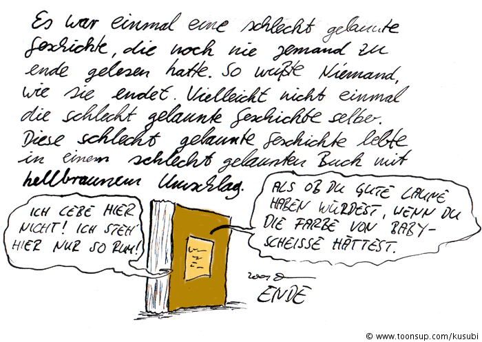 Cartoon: eine schlecht gelaunte Geschichte 1