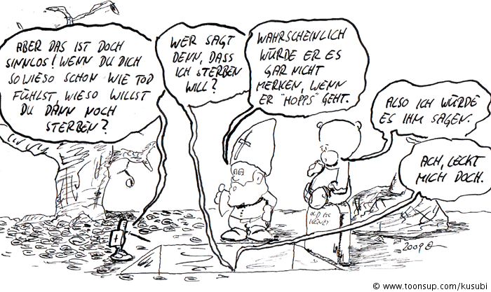 Cartoon: ignore the dead 1