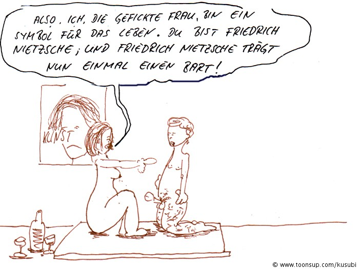 Comic: Friedrich Nietzsche fickt das Leben 4