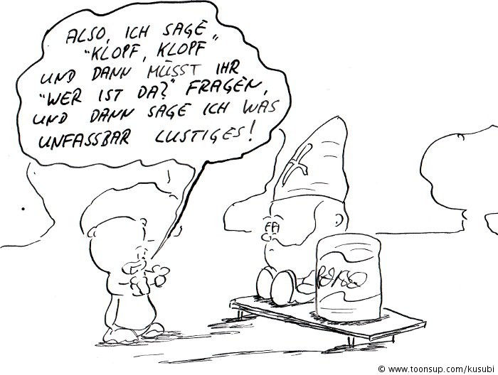 Comic: Klopf! Klopf! 2