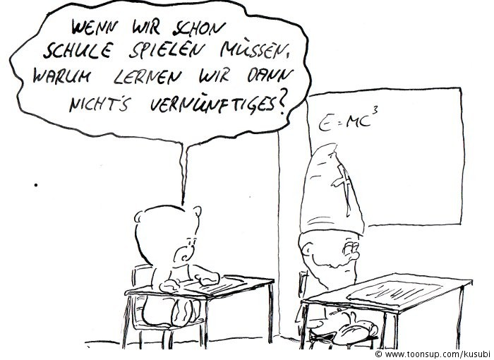 Comic: Schule 1