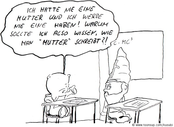 Comic: Schule 2