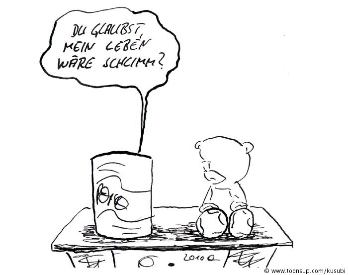 Comic: teddy und dose 1