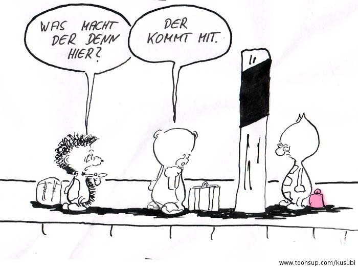 Comic: pädagogisches trampen 1