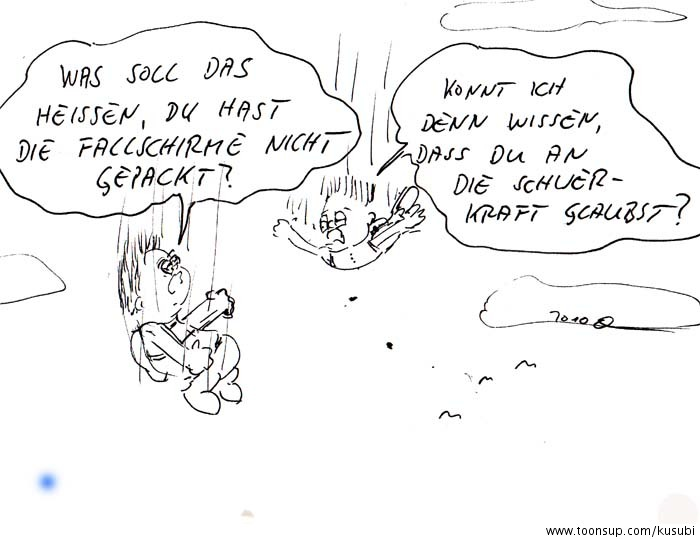Cartoon: unbekanntere letzte worte 1