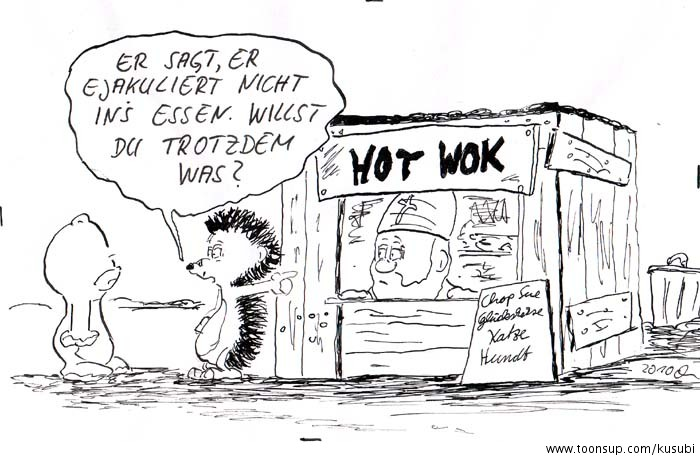Cartoon: Hot Wok 1