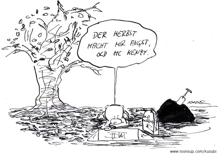 Cartoon: autumn poem 1
