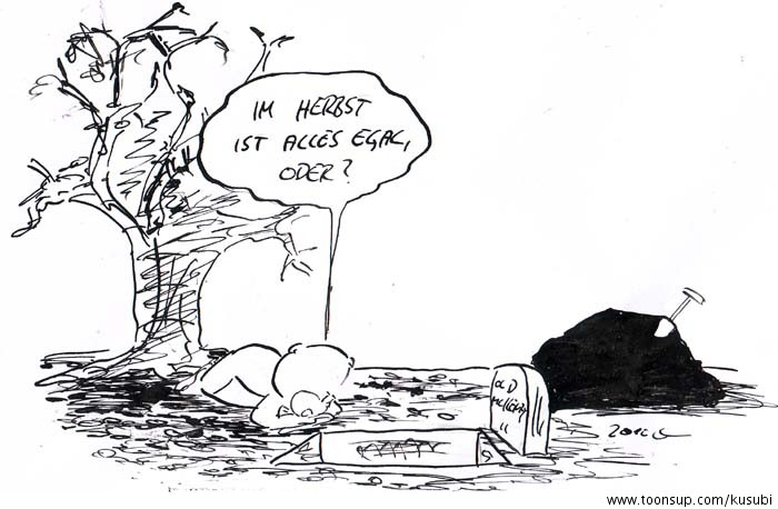 Cartoon: Kiss. Good bye. 1