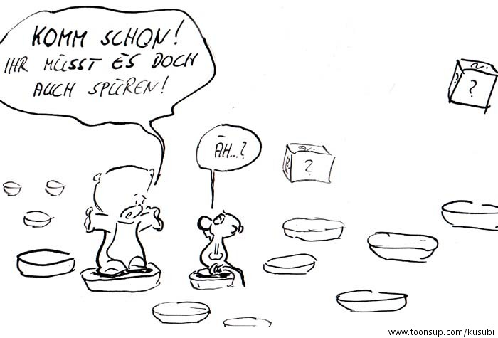 Comic: sein Unterbewusstsein 1