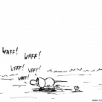 Ein dummer Comic über einen dummen Hund