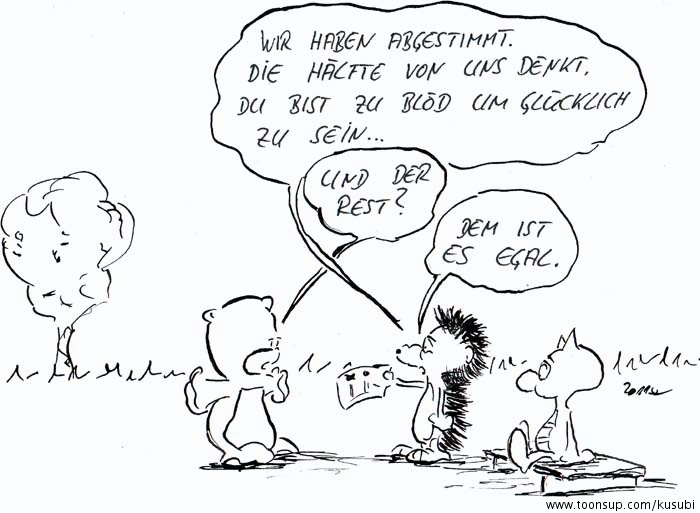 Cartoon: 150 min bis zum rest denes lebens 1