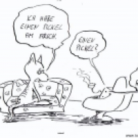 Pickel am Arsch