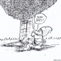 in the trees