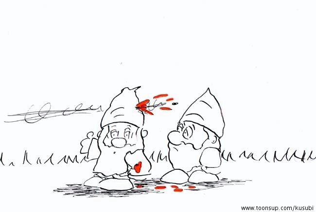 Comic: Variation eines Abgangs 2