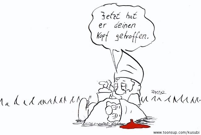 Comic: Variation eines Abgangs 3