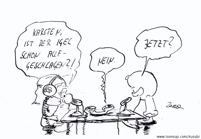 Comic: Gute Augen & good eyes part two und dann noch warten... 3