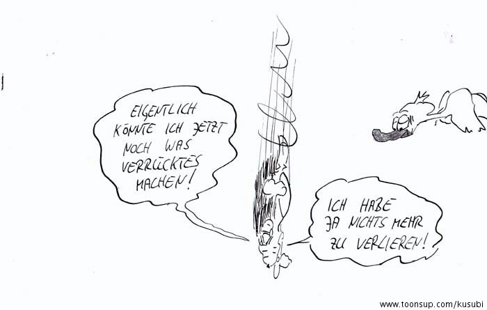 Comic: 'kurz' & 'Eine Faust tief im Arsch der Weltgerechtigkeit' 1