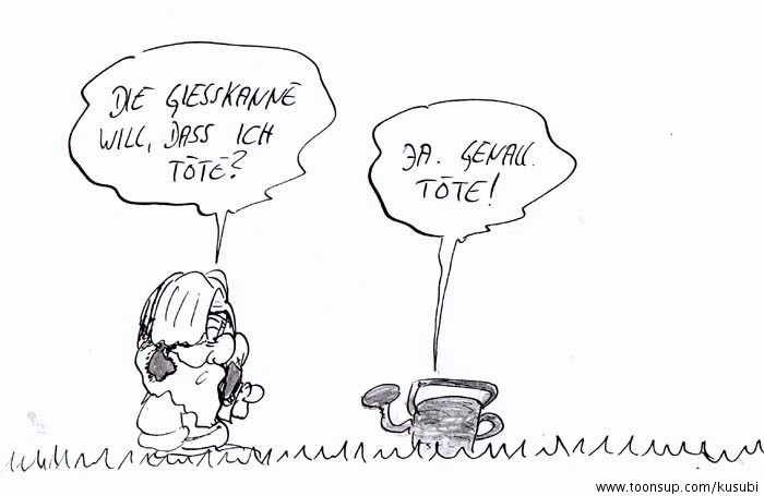 Comic: Wenn die Gießkanne mit den Irren spielt... 1