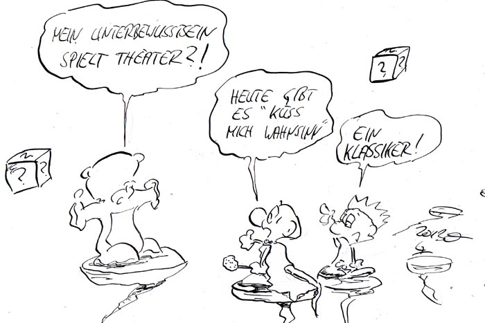 Cartoon: erste Reihe 1