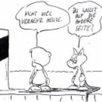 Sonntags beim Kaffeetrinken