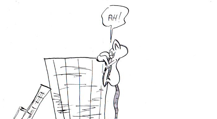 Comic: ein geschmackvoller Comic mit Niedlichkeit über eine Ratte 2
