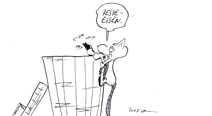 Comic: ein geschmackvoller Comic mit Niedlichkeit über eine Ratte 3