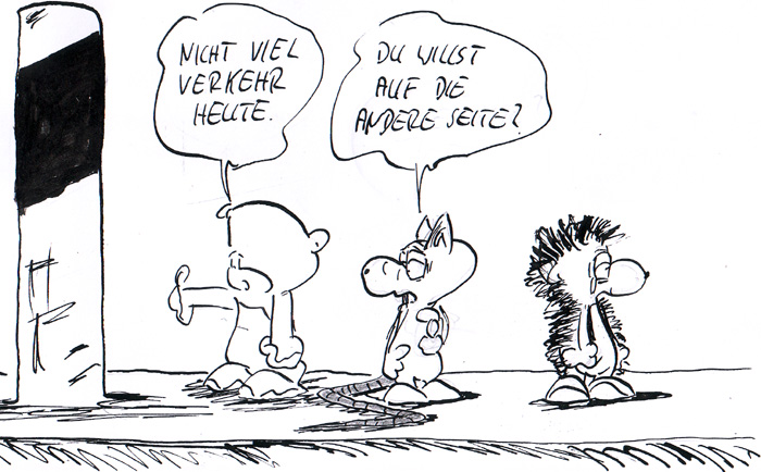 Comic: Schwanger. Sonntag. Drei. 1
