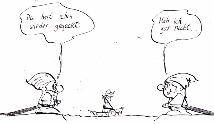 Comic: an der Vogeltränke 1