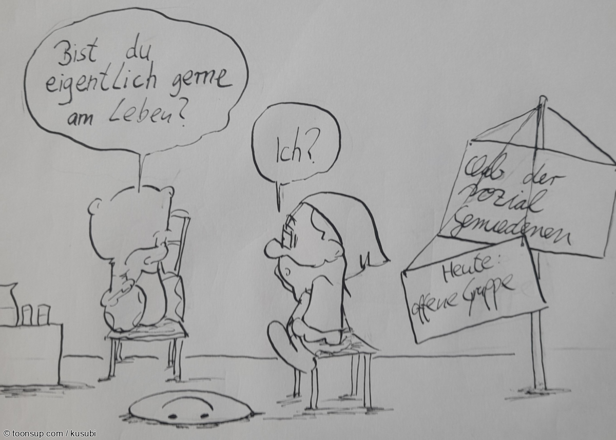 Comic: Offene Gruppe 1