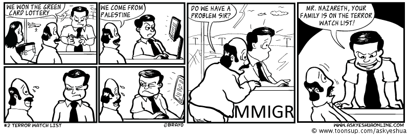 Comic: Terror Watch List 1