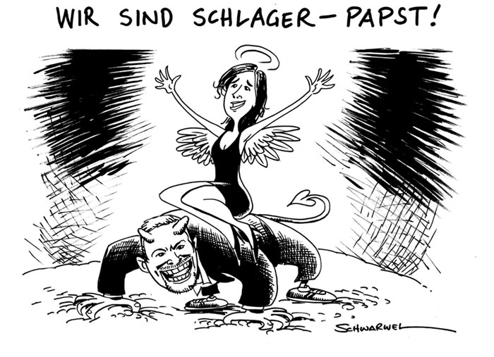 Illustration: Wir sind Schlager Pabst 2