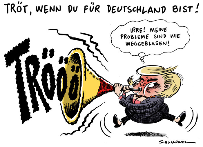 Illustration: Lösung Problemberg Fr. Merkel 1