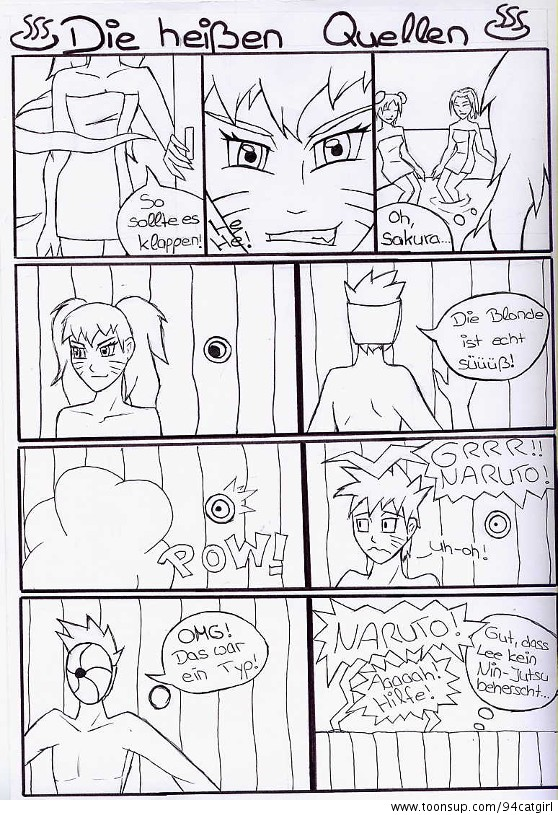 Comic: Die heißen Quellen 1