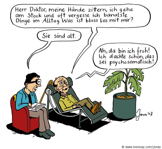 Cartoon: Psychosomatik 1
