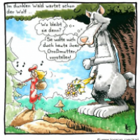 Der Wolf wartet
