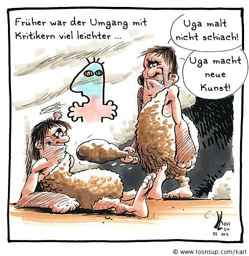 Cartoon: Neues Werk von Karl 1
