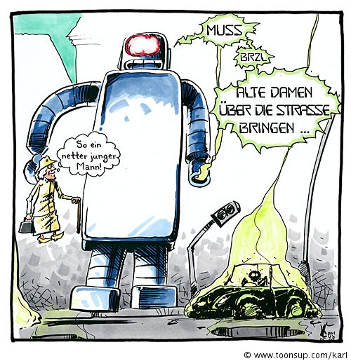 Cartoon: Sehr hilfsbereit! 1
