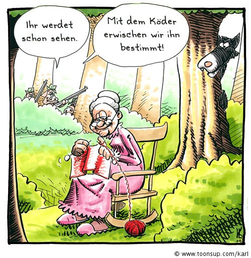 Cartoon: Fiese Falle ... 1
