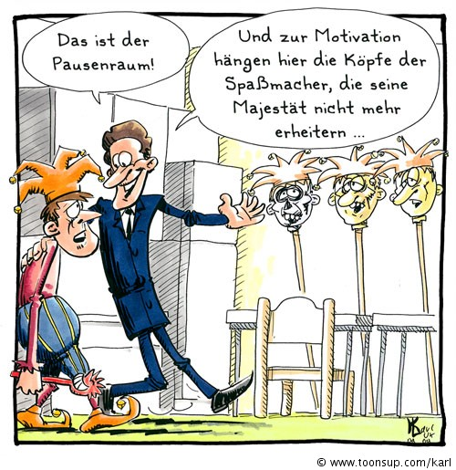 Cartoon: Pausenraum 1