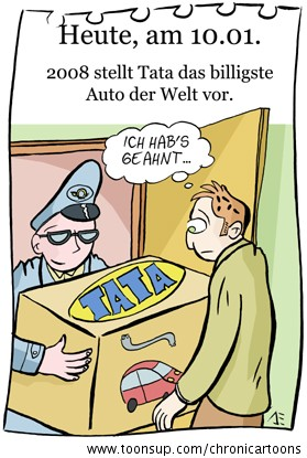 Cartoon: 10. Januar 1