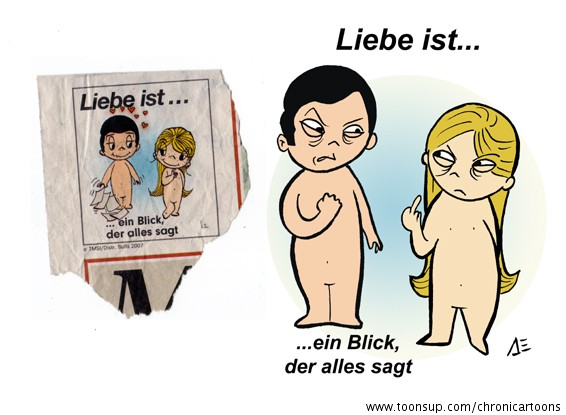 Cartoon: Liebe ist... 1