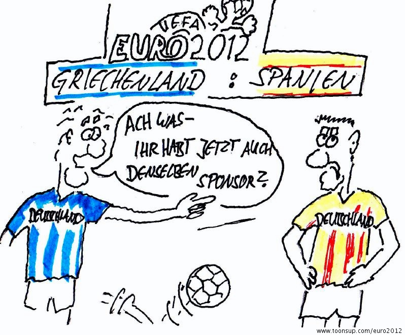 Cartoon: Schulden EURO2012 1