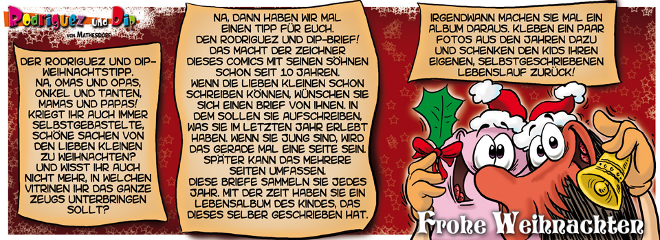Comic: Weihnachtstipp von Rodriguez und Dip! 1