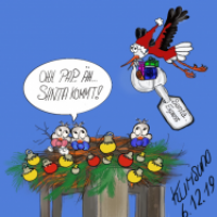Pap äh Santa is coming
