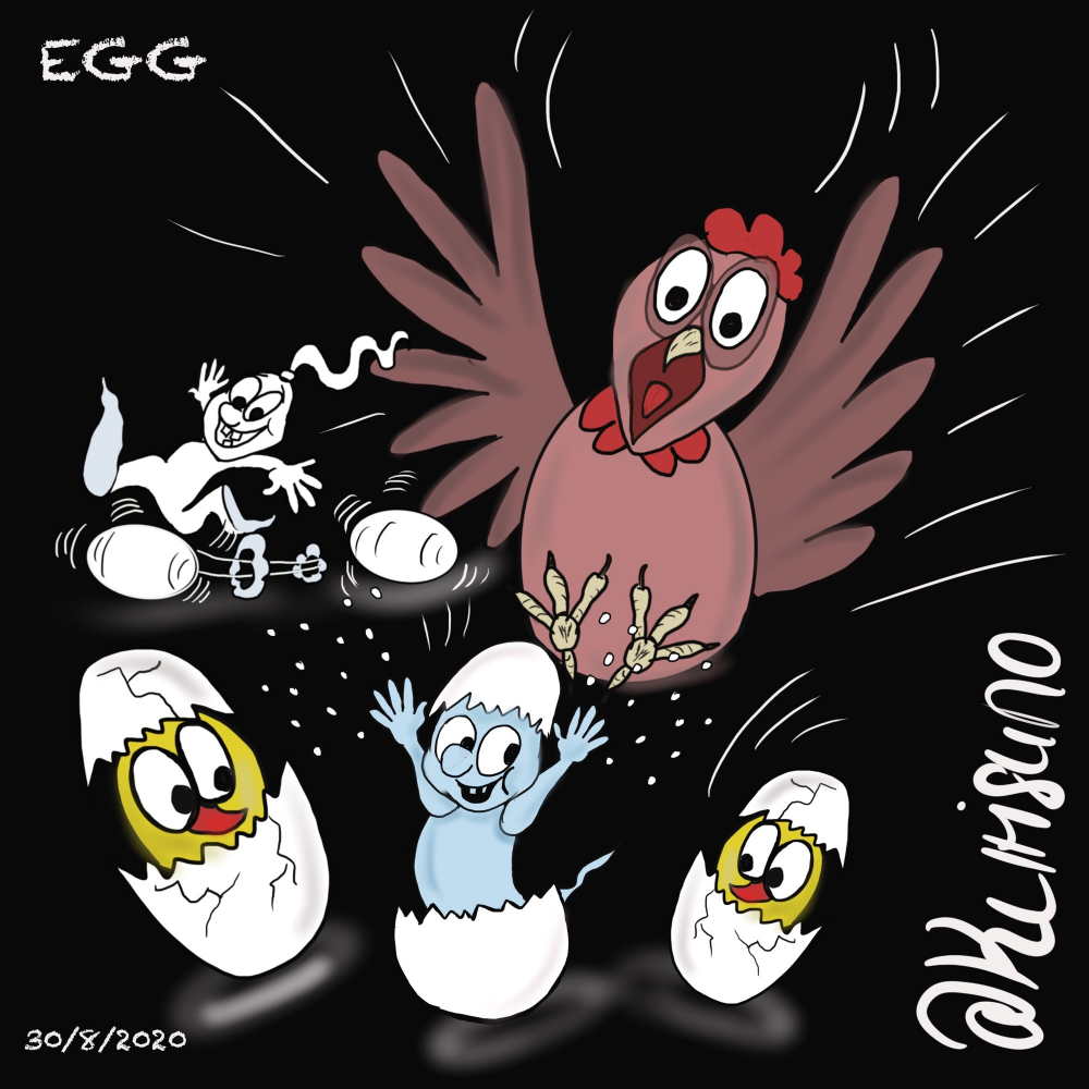 Cartoon: #Aughost2020 EGG 1