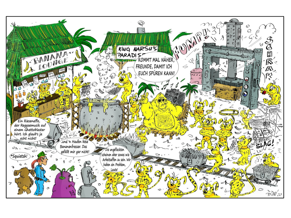 Cartoon: King of Paradise Making Of 1
