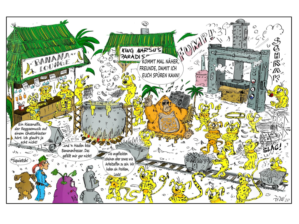 Cartoon: King of Paradise Making Of 2
