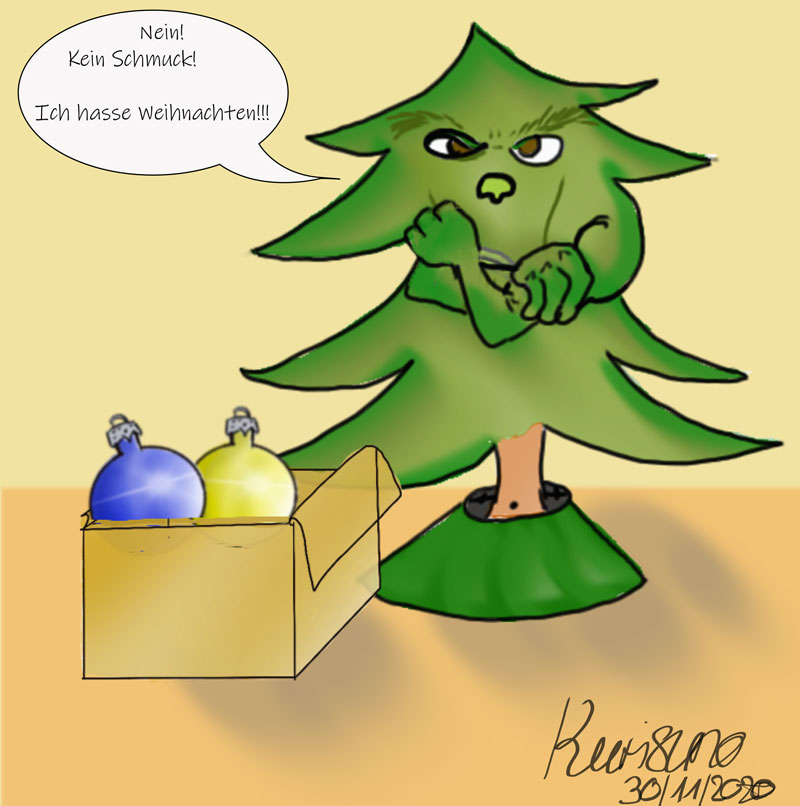Cartoon: UpVentskalender Weihnachtsmuffel! 1