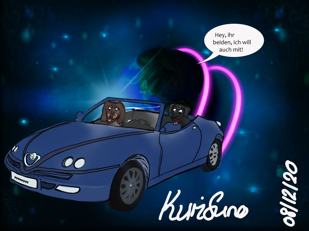 Cartoon: Haustiere gehen auch gerne in den Ausgang! 1