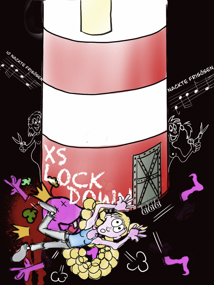Comic: XS Lock Down weitere Rapunzel Spinnerei 3